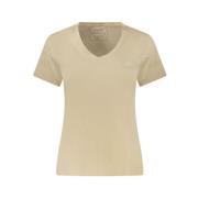 Guess Beige Bomull Damtopp Beige, Dam