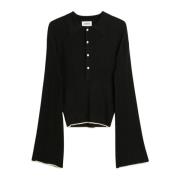 Soulland Kiki polo jumper Black, Dam