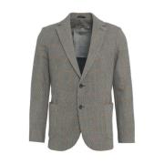 Circolo 1901 Grå Fleece Blazer Aw24 Gray, Herr