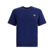 Prada Terry Cloth T-shirt Blue, Herr