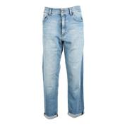 Sportmax Stiliga jeans med bomull och elastan Blue, Dam