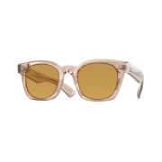 Oliver Peoples Stiliga solglasögonkollektion Beige, Unisex