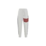 Thom Browne Track Pants Model White, Herr