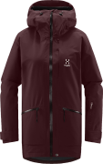 Haglöfs Women's Lumi Insulated Parka Burgundy Brown