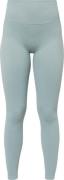 Women's Seamless Rib Tights Silver Blue