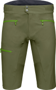 Norrøna Men's Fjørå flex1 Mid Weight Shorts  Olive Night/Norrona Green