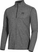 Hellner Nunis Halfzip Ls Tee Men Black Beauty Melange