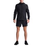 2XU Men's Aero Jacket Black/Silver Reflective