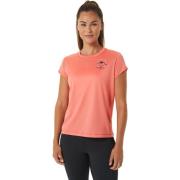 Women's Fujitrail Logo Short Sleeve Top Papaya