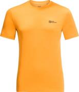 Jack Wolfskin Men's Hiking Short Sleeve T-Shirt Orange Pop