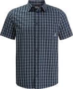 Men's Hot Springs Shirt Night Blue Checks