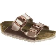 Birkenstock Kids' Arizona Birko-Flor Narrow Electric Metallic Copper