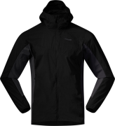 Bergans Men's Rabot Light Windbreaker Jacket Black/Dark Shadow Grey