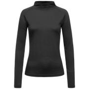 super.natural Women's Base Turtle Neck 175 Jet Black