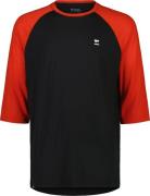 Mons Royale Men's Tarn Merino Shift Raglan 3/4 Retro Red/Black