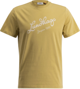 Lundhags Men's Järpen Logo T-Shirt Straw