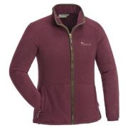 Pinewood Women's Nydala Fleece Jacket Burgundy/Suede Brown