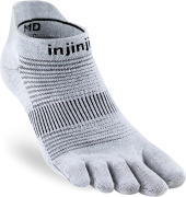 Injinji Men's Run Lightweight No-Show Grey