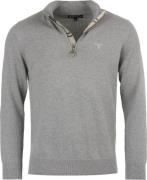 Barbour Men's Cotton Half Zip Grey Marl