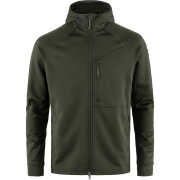 Fjällräven Men's Abisko Grid Fleece Hoodie Deep Forest