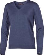 Ivanhoe Women's Merino V-Neck Steel Blue