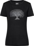 super.natural Women's Tree Of Knowledge Tee Jet Black/feather Grey