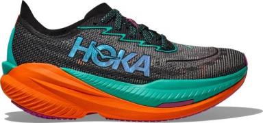 Hoka Men's Mach X 2 Black/Electric Aqua