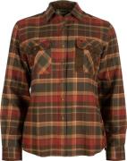 Pinewood Women's Prestwick Exclusive Shirt Dark Green/Terracotta