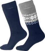 Gridarmor Unisex Alpacka Wool Heritage Socks 2-pack Navy Blazer