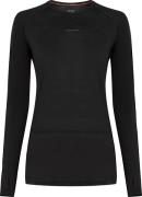 Icebreaker Women's Merino 125 Zoneknit Longsleeve Crewe Black
