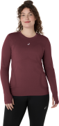 Asics Women's Road Seamless Long Sleeve Top Dark Currant/Port Royal