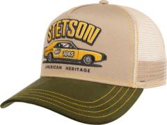 Stetson Muscle Car Heritage Trucker Cap Beige/Green