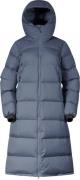 Bergans Women's Urban Down Long Coat Granite Blue