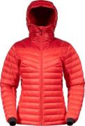 Bergans Women's Rabot Light Down Jacket Hood Peachy Red/red