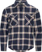 Urberg Men's Two Pocket Flanell Shirt Blue Nights/deep Lichen Green