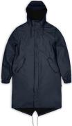 Rains Unisex Fishtail Parka Navy