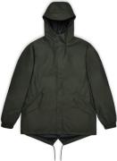 Rains Unisex Fishtail Jacket W3 Green