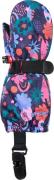Kombi Kids' Crazy Caribo Mitten Purple Rainbow Flower