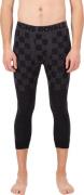 Mons Royale Men's Ascender Merino Seamless 3/4 Legging Forged Iron/Bla...