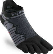 Injinji Men's Ultra Run No-Show Onyx