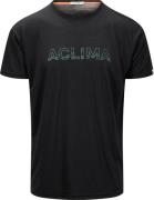 Aclima Men's LightWool 140 Classic Tee Logo Jet Black