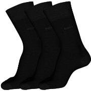 BOSS Strumpor 3P RS Finest Soft Cotton Sock Svart Strl 39/42 Herr