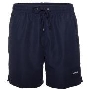 Calvin Klein Badbyxor Core Solids Drawstring Swim Shorts Mörkblå polye...