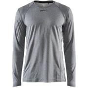 Craft Essence LS Tee Men Grå polyester Small Herr