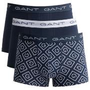 Gant Kalsonger 3P Icon G Trunk Mörkblå bomull Large Herr