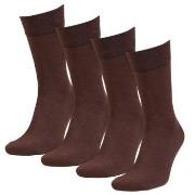 Amanda Christensen Strumpor 4P Bamboo Crew Socks Brun Strl 39/42