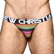 Andrew Christian Kalsonger 2P Almost Naked Chill Stripe Jock Randig po...