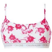 Calvin Klein BH One Cotton Bralette Vit Mönstrad Small Dam