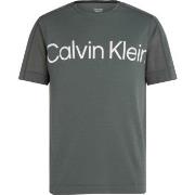 Calvin Klein Sport Pique Gym T-shirt Grön Small Herr