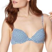 Triumph Mix and Match Padded Bikini Bra Blå/Vit B 42 Dam